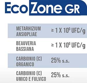 EcoZone GR è un prodotto in formulazione granulare che trova applicazione sugli apparati radicali di piante stressate